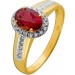 Turmalin Ring Gold 585 14K nat. pinker Turmalin 1.25ct Natur Diamanten 
