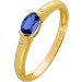 Tansanit Ring Gold 333 8K nat. Tansanit 0.46ct Natur Diamanten 0.05ct