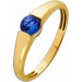Tansanit Ring Gold 333 8K nat. Solitär Tansanit 0.50ct
