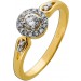 Diamant Ring Gold 333 8K Lab Grown Diamanten 0.43ct