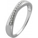 Brillantring Weißgold 585 14K Lab Grown Diamanten 0.08ct.