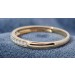 Memoire Ring Gold 585 14K Brillanten 0.11ct