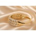 Diamantring Gold 375 9 Karat Diamanten 0.30ct 
