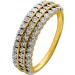 Diamantring Gold 375 9 Karat Diamanten 0.30ct 