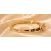 Morganit Ring Gold 585 14K rosa Morganit 0.12ct Champagner Diamanten 0.12ct