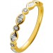 Diamantring Gold 585 14 Karat Diamanten 0.45ct 