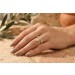 Schlangen Ring Gold 333 8 Karat diamantiert 