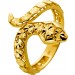 Schlangen Ring Gold 333 8 Karat diamantiert 