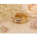 Trinity Ring Gold Weißgold Rosegold 585 14K weiße Zirkonia