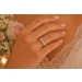 Trinity Ring Gold Weißgold Rosegold 585 14K weiße Zirkonia