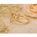Damenring Gold 333 8 Karat Ranken Blütendesign