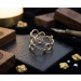 Damenring Gold Weißgold 333 8 Karat