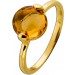 Citrin Ring Gold 585 14K nat. gelber Citrin 2ct