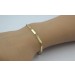 Plättchen Armband Gelbgold333 poliert