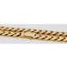 Panzerarmband 7mm Gelbgold 333 Cuban Link Chain halbmassiv