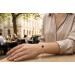 Onyx Kleeblatt Armband schwarzer Edelstein Gelbgold 333 8K