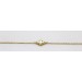 Perlmutt Armband weisser Kleeblatt Gelbgold 333 8 Karat