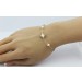 Perlmutt Armband Gelbgold 585 2 Suesswasser Zuchtperlen