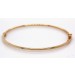 Armreif Gelbgold 585 14 Karat halbmassiv