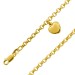 Herz Armband Gelbgold 585 14 Karat halbmassiv 