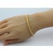 Kordel Armband Gelbgold 585 14 Karat halbmassiv