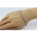 Tennisarmband Platin 950 champagnerfarbene Brillanten 1.01ct 