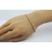 Tennisarmband Gold 333 8 Karat champagnerfarbene Brillanten 1.0ct  