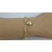 Paperclip Herz Armband Gelbgold 585 14 Karat