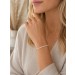 Tennisarmband Gold 585 14K Labor Brillanten 5.0ct