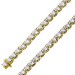 Tennisarmband Gold 585 14K Labor Brillanten 10ct
