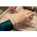 Zirkonia Armband Gold 333 8K weiße Zirkonia Steine