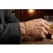 Panzerketten Armband Gold 333 8 Karat satiniert poliert