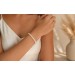 Perlen  Armband Süßwasser Zuchtperlen 7mm Dehnbar