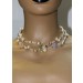 Perlenkette Edelsteinkette Bergkristall Rosenquarz Amethyst Länge 90cm