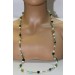 Perlenkette Edelsteinkette Türkis Amazite Achat Bergkristall 92cm 