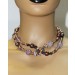 Perlenkette Edelsteinkett Amethyst Edelsteine Süßwasserperlen Silber 925