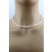 Perlenkette Silber 925 Süßwasser Zuchtperlen 3-3.5mm