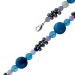 Perlenkette 47cm Süßwasserperlen Natur Achat Amethyst Lapislazuli