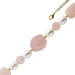 Perlenkette Süßwasserperlen rosa Natur Rosenquarz Edelsteine
