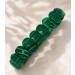 Malachit Armband grün schwarzer Natur Malachit 140ct Stretchband