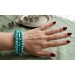 Türkis Armband Set helltürkisene Natur Edelsteine 205ct 