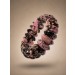 Rhodochrosit Armband altrosa braune nat. Edelsteine 570ct
