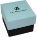 Creolen Gelbgold  333 8K 25mm Klapp Scharnier diamantiert