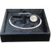 Schmuck Verpackung LED  schwarz Samt mit Beleuchtung  Armband Ohrring