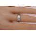 Diamant Ring Weißgold 585 14 Karat 3 Diamanten Brillantschliff Total 0,09ct TW/VVS Antragsring Verlobungs Trauring