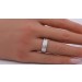 Brillant Ring Weißgold 585 14K Diamanten 0.09ct