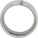 Designer Ring 585 Palladium 3 Diamanten Brillantschliff Total 0,09ct TW/VVS
