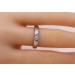 Solitär Ring Palladium 950 1 Diamant Brillantschliff 0,15ct TW/SI Verlobungsring
