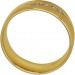 Designer Ring Gelbgold 585 14 Karat 5 Diamanten Brillantschliff Total 0,05ct TW/VSI