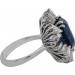 Saphir Brillant Edelstein Ring Platin 950 blauer Saphir 10,50ct. unbehandelt 40 Diamanten Trapezschliff 3,50ct.TW/VVSI mit Edelsteinzertifikat aus Idar-Oberstein